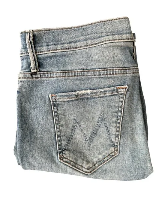 MOTHER Jean Shorts- Undone Hem Weekender in Wild Heart- 28- converted to shorts! - Picture 10 of 12